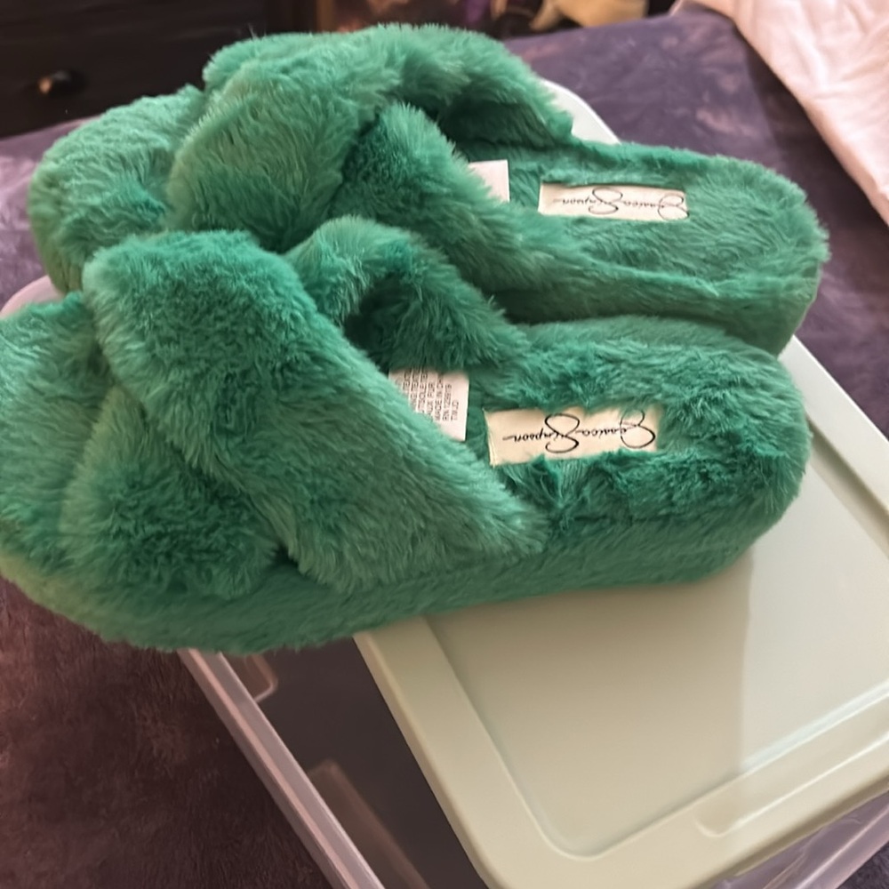 Jessica Simpson platform slippers - Picture 3 of 6